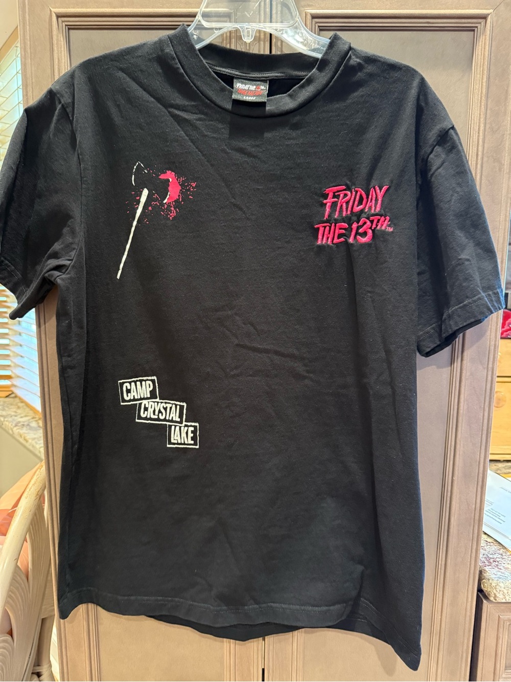 Friday the 13th Large Black Graphic Short Sleeve Tee, NWOT